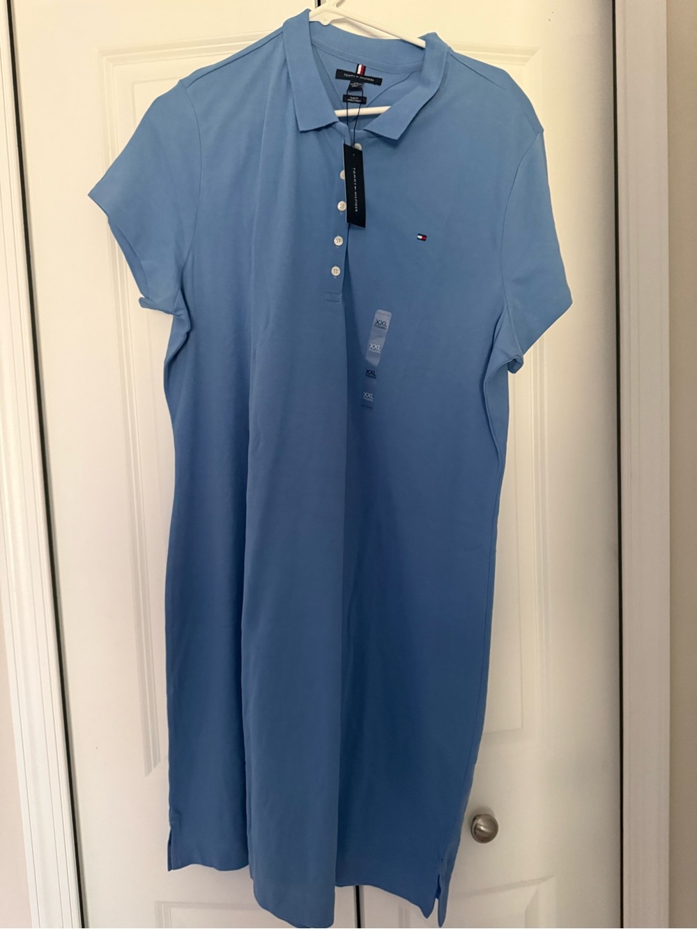 Tommy Hilfiger Light Blue Slim Fit Polo